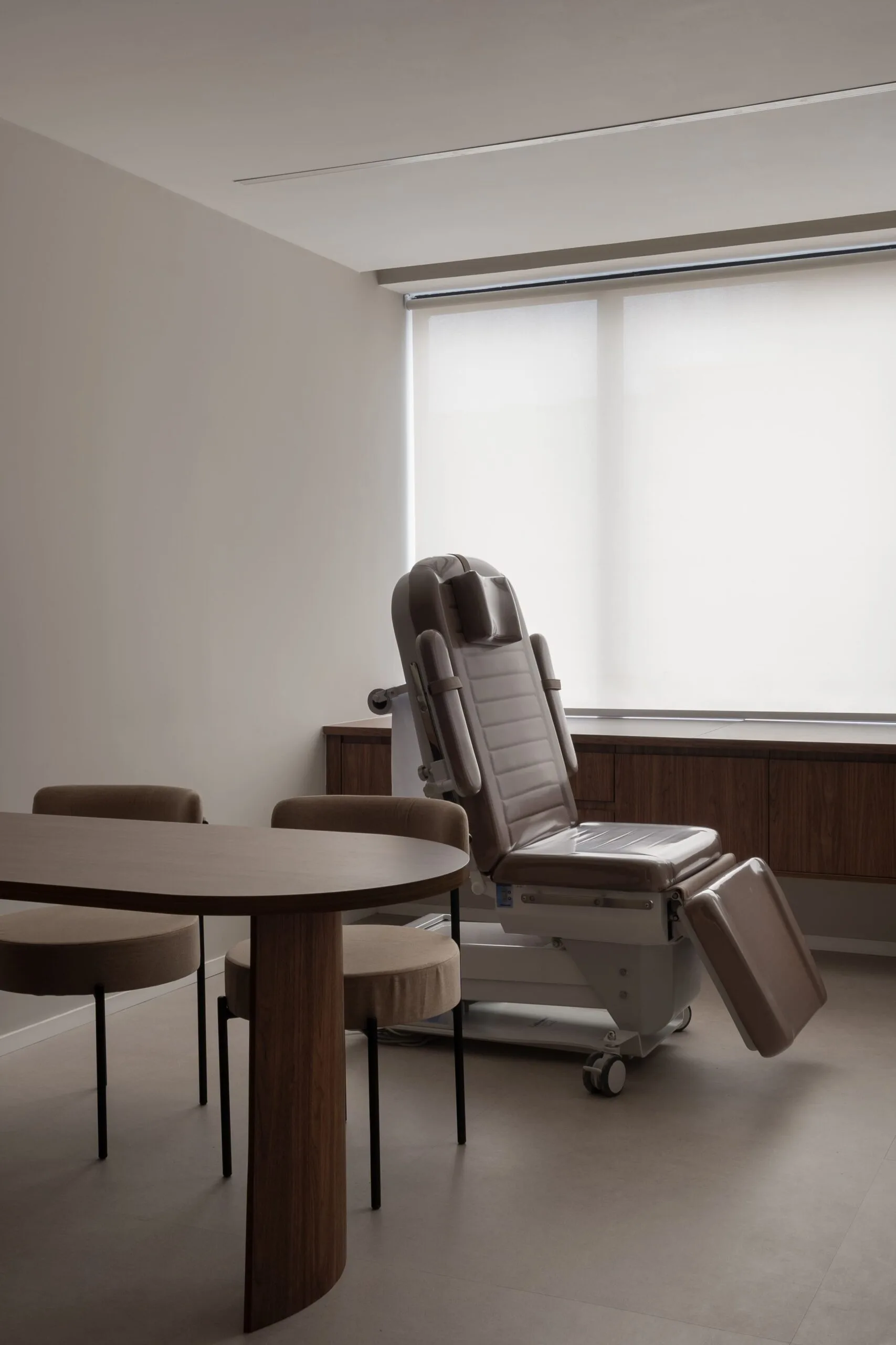 Sala de preparação e fotografia da OÁS Clinic