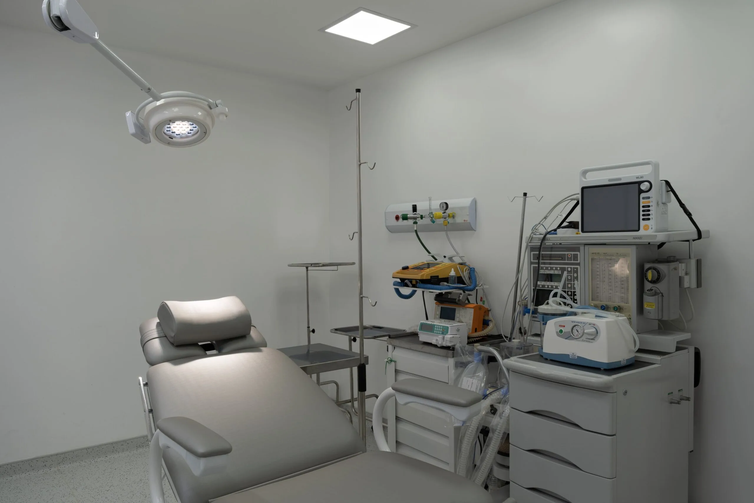 Centro cirúrgico tipo 2 da OÁS Clinic